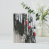 Eiszapfen Postkarte (Stehend Vorderseite)