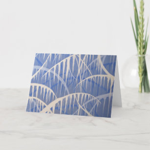 Eiszapfenanmerkungskartenmalerei von Madsahara Feiertagskarte