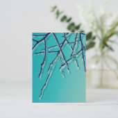 Eiszapfenäste Postkarte (Stehend Vorderseite)
