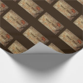 Eiszeit Höhle Kunst Geschenkpapier (Ecke)