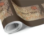 Eiszeit Höhle Kunst Geschenkpapier (Rolleneckpunkt)