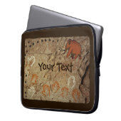 Eiszeit Höhle Kunst Laptopschutzhülle (Vorderseite Links)