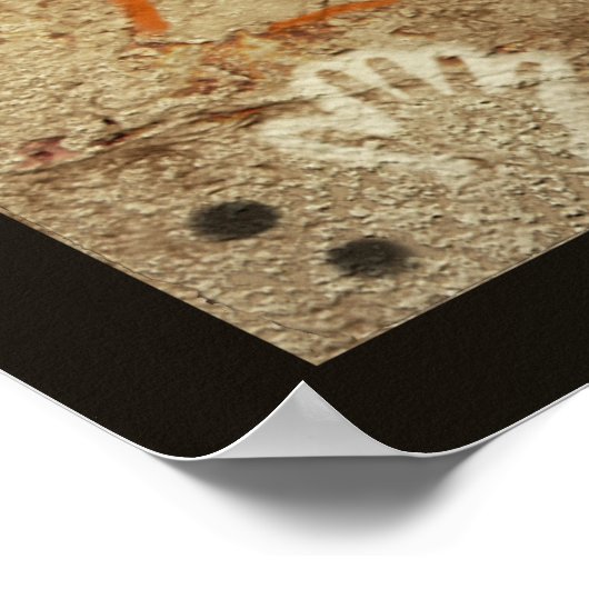 Eiszeit Höhle Kunst Poster (Ecke)