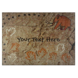 Eiszeit Höhle Kunst Schneidebrett