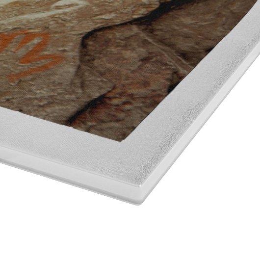 Eiszeit Höhle Kunst Schneidebrett (Ecke)