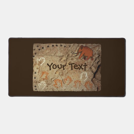 Eiszeit Höhle Kunst Schreibtischunterlage (Vorderseite)