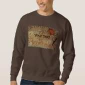 Eiszeit Höhle Kunst Sweatshirt (Vorderseite)