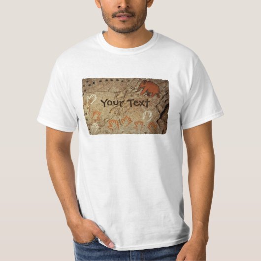 Eiszeit Höhle Kunst T-Shirt (Vorderseite)