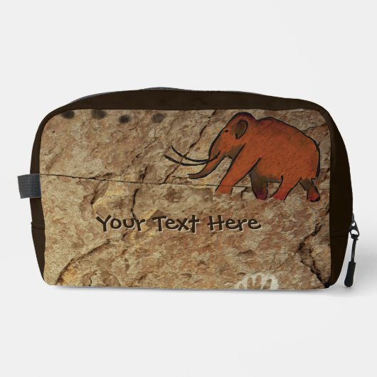 Eiszeit Höhle Kunst Waschbeutel (Vorderseite)