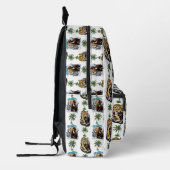Eiszeit Mammoth Saberzahnzahn Tiger Muster Design Bedruckter Rucksack (Links)