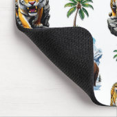 Eiszeit Mammoth Saberzahnzahn Tiger Muster Design Mousepad (Ecke)