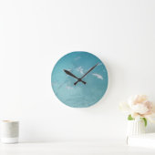 Eiszeit Runde Wanduhr (Zuhause)