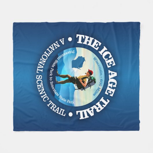 Eiszeitpfad (C) Fleecedecke (Vorderseite (Horizontal))