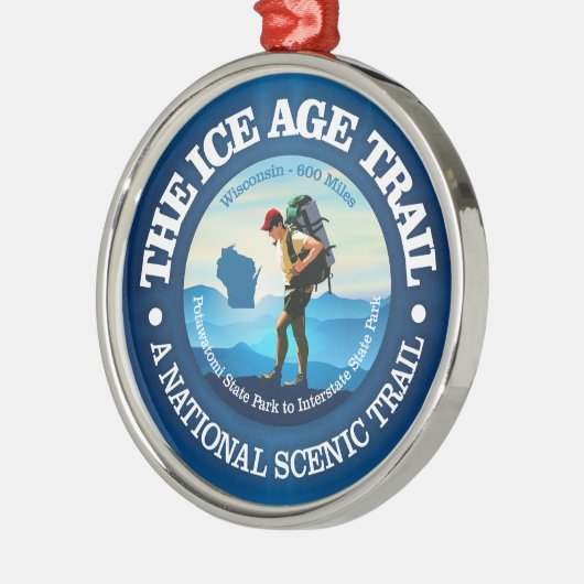 Eiszeitpfad (C) Ornament Aus Metall (Links)