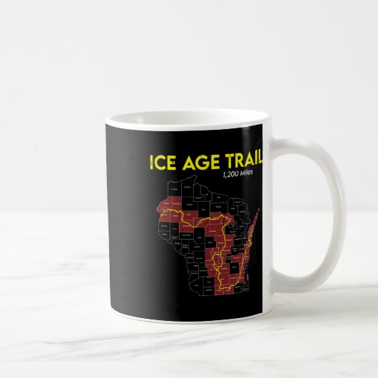 Eiszeitpfad Wisconsin Weitwanderweg Landschaft Kaffeetasse (Rechts)