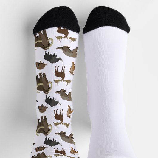 Eiszeittiere Socken (Oben)