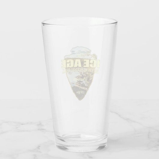 Eiszeitweg (Pfeilspitzen) Glas (Rückseite)