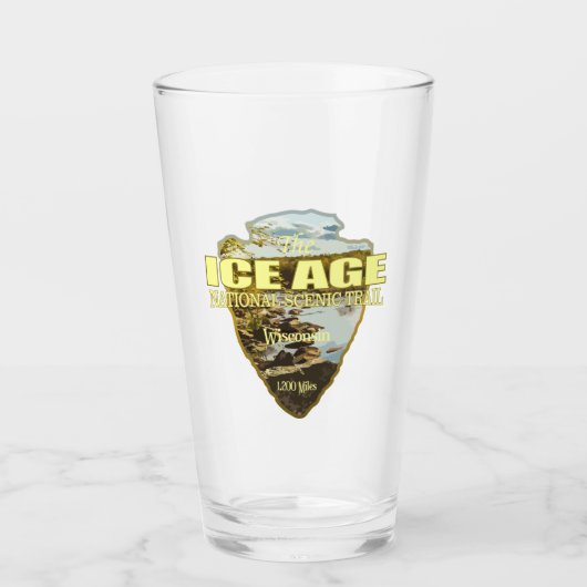 Eiszeitweg (Pfeilspitzen) Glas (Vorderseite)