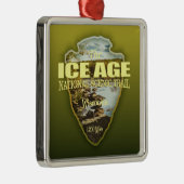 Eiszeitweg (Pfeilspitzen) Ornament Aus Metall (Rechts)