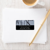 Eiszweige Winternaturfotografie Adressaufkleber (Insitu)