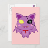 Eitel the Bat Postkarte (Vorne/Hinten)