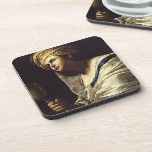 Eitelkeit, c.1650-70 (Öl auf Leinwand) Untersetzer (Linke Seite)