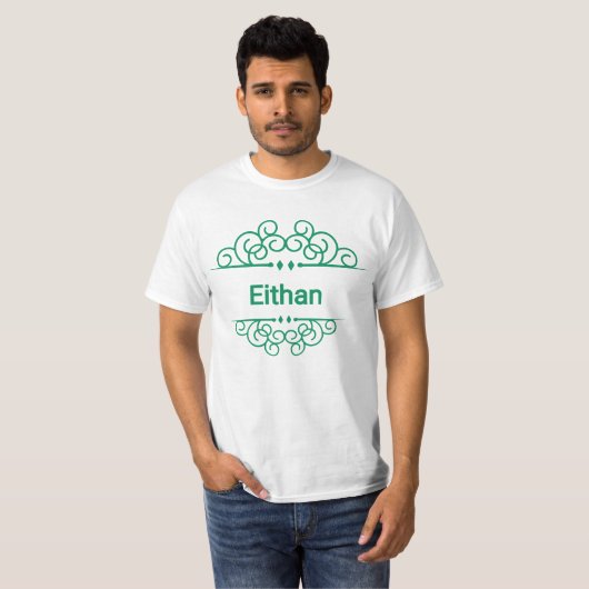 Eithan-Typografie T-Shirt (Vorne ganz)