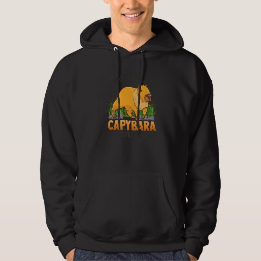 Either You Like Capybara or You are Wrong  Capybar Hoodie (Vorderseite)