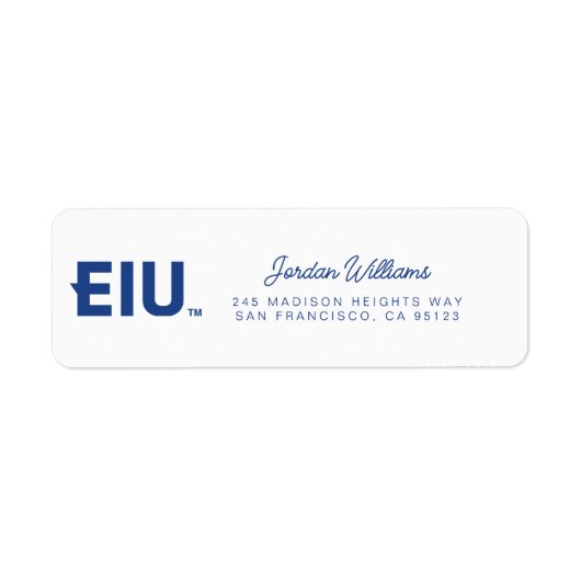 EIU-Blockbuchstabe (Vorne)