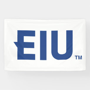 EIU-Blockbuchstabe Banner