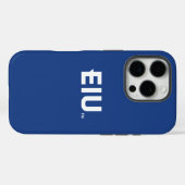 EIU-Blockbuchstabe Case-Mate iPhone Hülle (Rückseite (Horizontal))