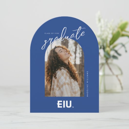 EIU-Blockbuchstabe Einladung (Stehend Vorderseite)