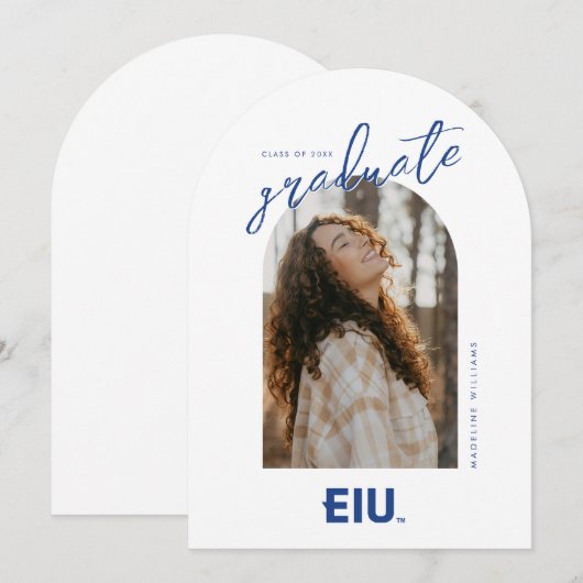 EIU-Blockbuchstabe Einladung (Vorne/Hinten)