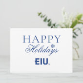 EIU-Blockbuchstabe Feiertagskarte (Stehend Vorderseite)