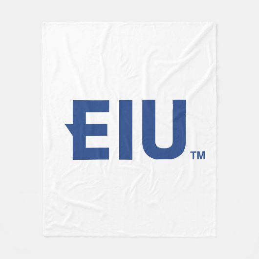EIU-Blockbuchstabe Fleecedecke (Vorderseite)