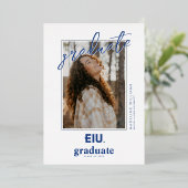 EIU-Blockbuchstabe Folieneinladung (Stehend vorne)