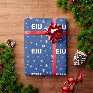 EIU-Blockbuchstabe Geschenkpapier