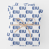 EIU-Blockbuchstabe Geschenkpapier Set (Beispiel)