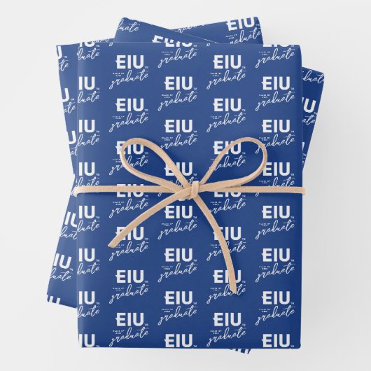 EIU-Blockbuchstabe Geschenkpapier Set (Beispiel)