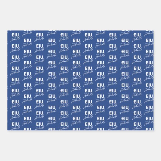 EIU-Blockbuchstabe Geschenkpapier Set (Vorderseite)