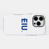 EIU-Blockbuchstabe iPhone Hülle (Rückseite (Horizontal))
