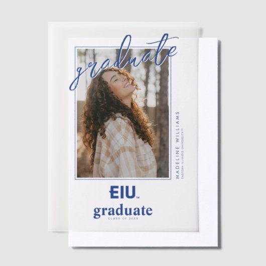 EIU-Blockbuchstabe Pergament Einladungen (Versetzt)