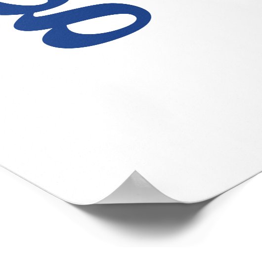 EIU-Blockbuchstabe Poster (Ecke)