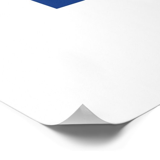 EIU-Blockbuchstabe Poster (Ecke)