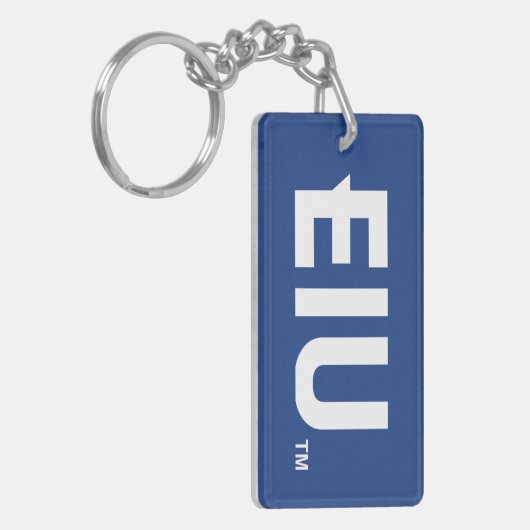 EIU-Blockbuchstabe Schlüsselanhänger (Vorderseite links)