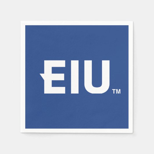 EIU-Blockbuchstabe Serviette (Vorderseite)