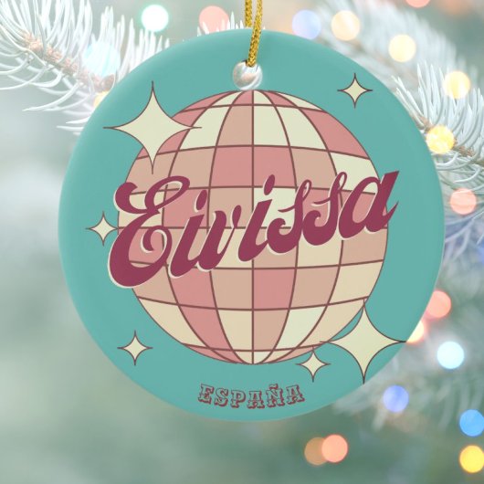 Eivissa Ibiza España - Andenken Keramik Ornament