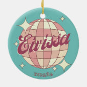 Eivissa Ibiza España - Andenken Keramik Ornament (Hinten)