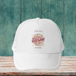 Eivissa Ibiza España Retro Disco Ball Party Truckerkappe