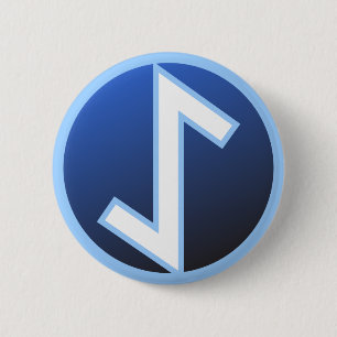 Eiwaz Eiben-Rune Button